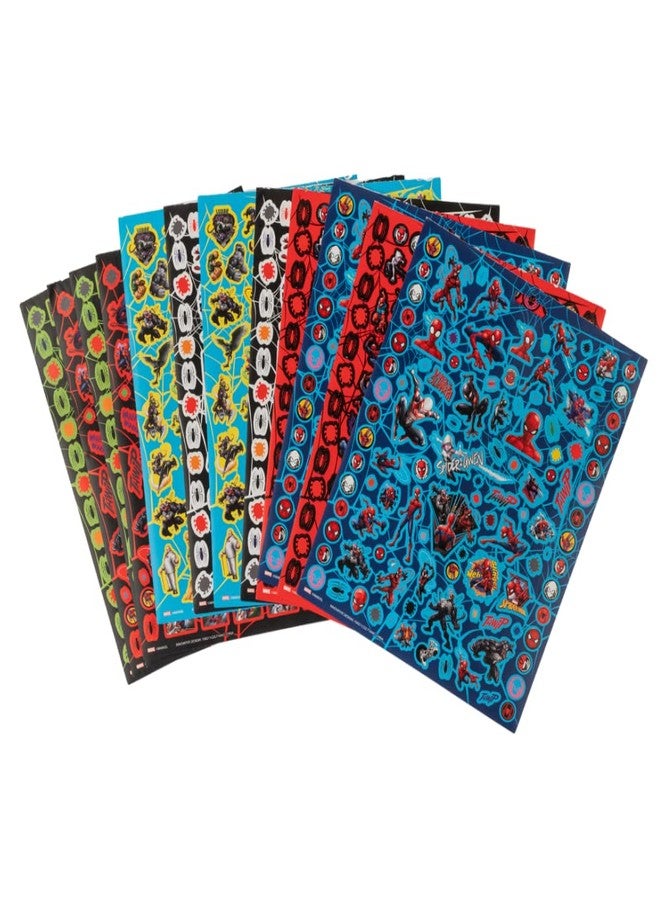 Innovative Designs Marvel Spiderman Stickers for Kids, 14 Sheet Spiderman Sticker Book Set Including Puffy Stickers, 1200+ Stickers - Image 3